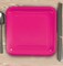 24 Count Hot Pink Square Paper Dinner Plates 9" Disposable Party Tableware